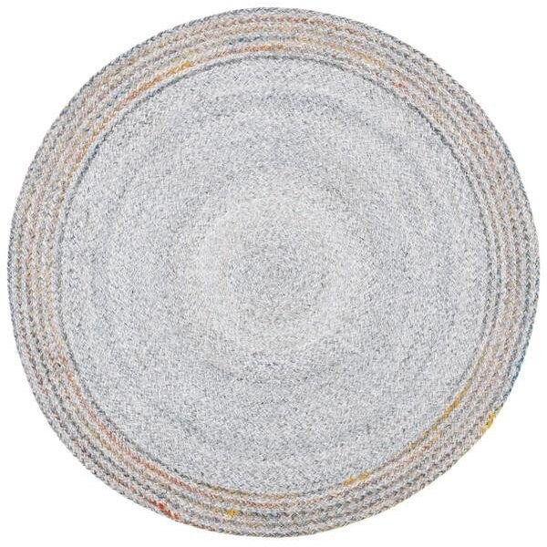 Safavieh 6 x 6 ft. Cape Cod Round Area RugGrey & Yellow CAP223F-6R - main